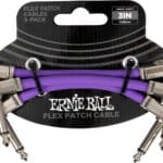 Ernie Ball Flex Patch Cable EB6451 - pedalų laidas 7,5 cm 3vnt