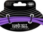 Ernie Ball Flex Patch Cable EB-6452 - pedaliniai laidai 15cm 3vnt