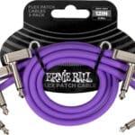 Ernie Ball Flex Patch Cable EB-6453 - pedaliniai laidai 30cm 3vnt