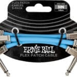 Ernie Ball Flex Patch Cable EB6459 - pedaliniai laidai 7,5cm 3vnt