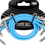 Ernie Ball Flex Patch Cable EB6461 - gitaros laidai 30cm 3vnt