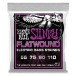 Ernie Ball Cobalt Flatwound Power Slinky EB2811 - bosinės gitaros stygos 55-110