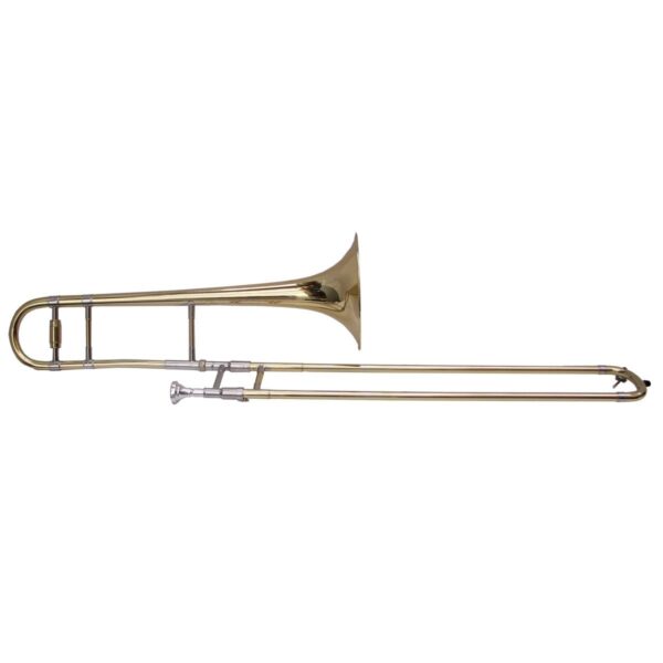 Bb trombonas auksiniu lakuotu paviršiumi (SOUNDSATION STBC-10G)