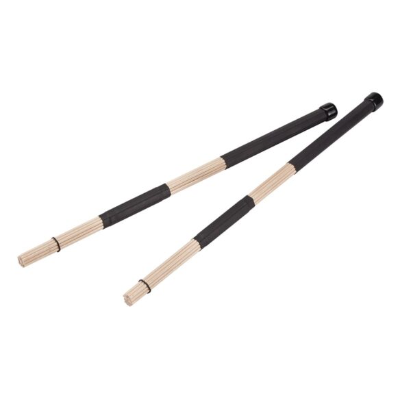 Wooden brush pair with rubber handle