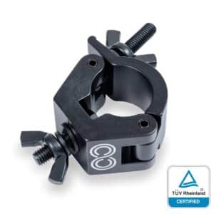 CLAMP  ALUMINIUM BLACK 28-34 MM 100 KG