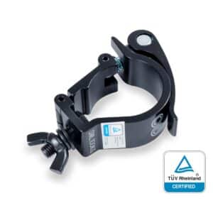 BLACK ALUMINIUM RAPID FIX CLAMP 48-50 MM AUTOMATIC RELEASE 100 KG
