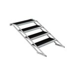 Stair with 4 steps adjustable from 60 to 100 cm