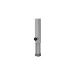 Single telescopic leg adjustable from 38,5 to 58,5 cm