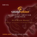 Acoustic guitar string set - Super Light