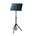 "Orchestra music stand with ""bayonet style"" removable metal plate and nylon bag"