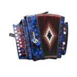 Soundsation SAC-1202G-BL - G diatoninis akordeonas mėlynas
