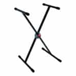 Expandable single frame keayboard stand