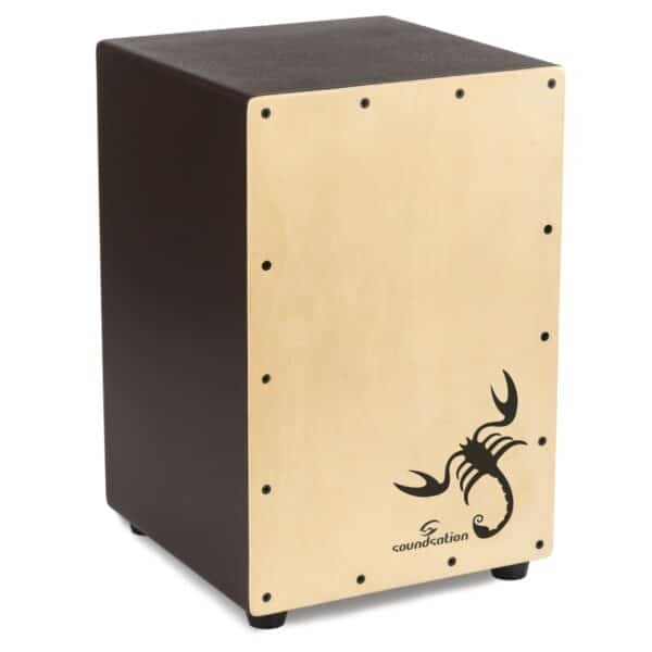 Snare Cajón Scorpio TATTOO Series su SIAM OAK ir dviguba snare