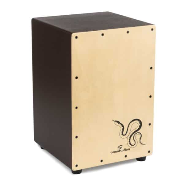 Snare Cajon Snake TATTOO Series (SOUNDSATION SCAJ-05-SN)