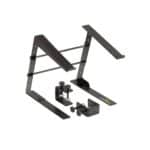 Table Laptop Stand with adjustable height - length, and table fixing accessories