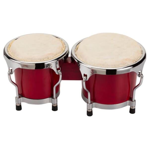 "Dark wood finish 4"" + 5"" Bongos"