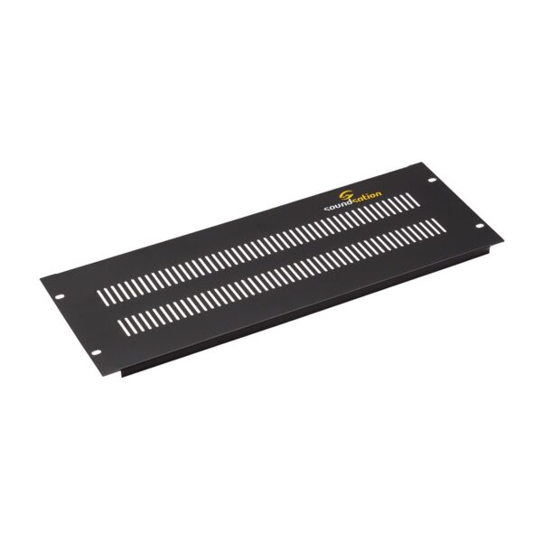 "4 Unit - 19"" Rack Panel with ventilation slots"