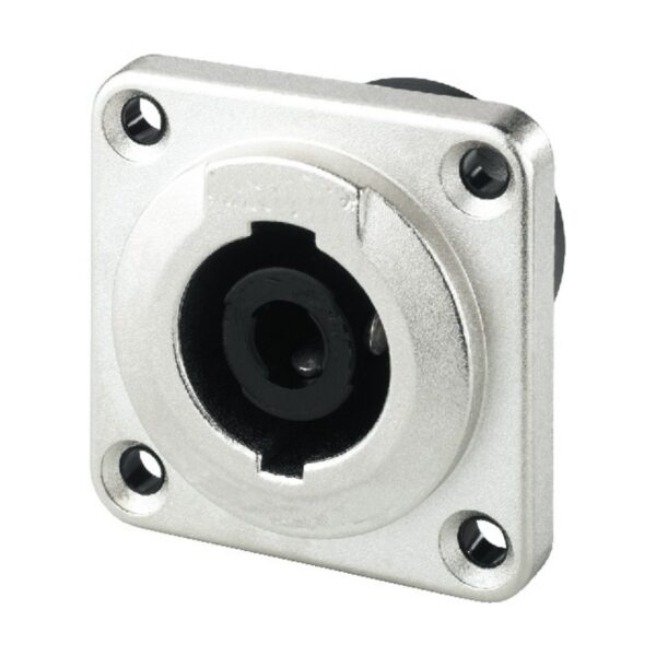 4P speaker panel mount male receptacle