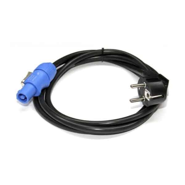 Power cable featuring Powercon A - Shuko (SOUNDSATION WM-PCAS-15)