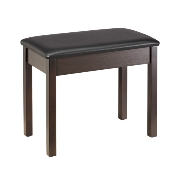 Wood piano bench in rosewood satin finish