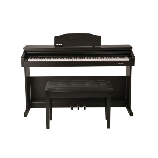 Digital piano with bluetooth function in rosewood finish