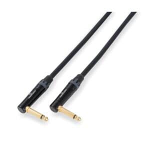 Wiremaster unbalanced instrument cable 6.3mm Jack MONO angled - 6.3mm Jack MONO angled / 3mt