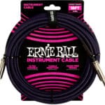 Ernie Ball Instrument Cable EB-6395 - gitaros laidas 5,4m juodas/violetinis