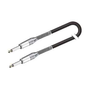 Instrumentinis Kabelis 6.3mm MONO Jack – Jack MONO 9m Juodas – EASY-CON Serija
