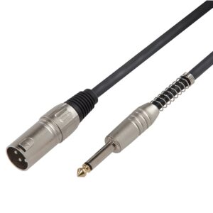 Speaker cable XLR 3P M - 6.3mm Jack MONO / 2x1.3 mmÂ² / 10mt