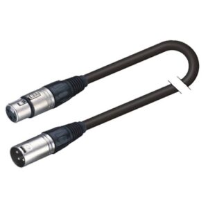 Speaker cable XLR 3P F - XLR 3P M / 2x1.3 mmÂ² / 10mt
