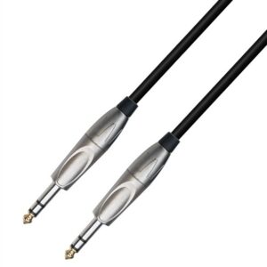 Balanced instrument cable 6.3mm Jack STEREO - 6.3mm Jack STEREO / 6mt