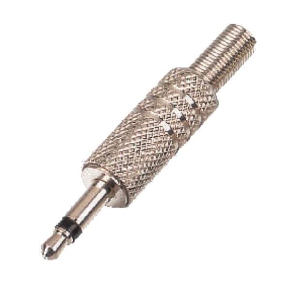 Metal connector 3.5mm jack MONO (25 pcs box )