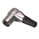 Soundsation SXLR034M-B - metalinė XLR 3P jungtis (25 vnt.)