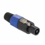 Connector Speakon 4P moteriškas juodas (25 vnt. dėžutėje)