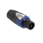 Connector Speakon 4P moteriškas juodas (25 vnt. dėžutėje)