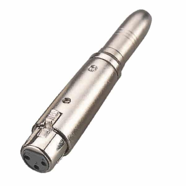 XLR Female - 6.3mm Jack Female adapter (1 pc set)