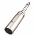 Soundsation SADA07-1 - XLR Male į 6.3mm Jack Male MONO adapteris