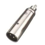 XLR Male - RCA Male adapter (1 pc set)