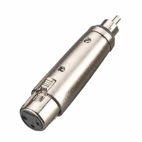 XLR Female - RCA Male adapter (1 pc set)