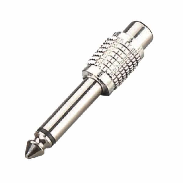 6.3mm jack Male - RCA Female adapter (1 pc set)