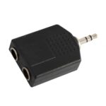 Soundsation SADA042-1 - 3.5mm Jack Male į 2x6.3mm Jack Female adapteris