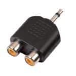 Soundsation SADA043-1 - 2xRCA Female į 3.5mm Jack Male MONO adapteris
