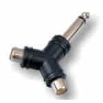 Soundsation SADA048-1 - 2xRCA Female į 6.3mm Jack Male MONO adapteris