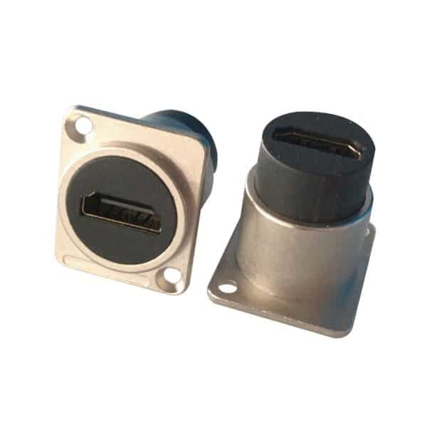 HDMI 1.4 panel mount female receptacle