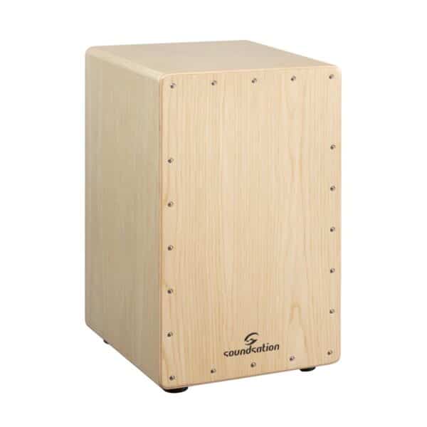 Basswood Snare Cajón ESOTONE serija 14 colių ąžuolo apdaila su kuprine