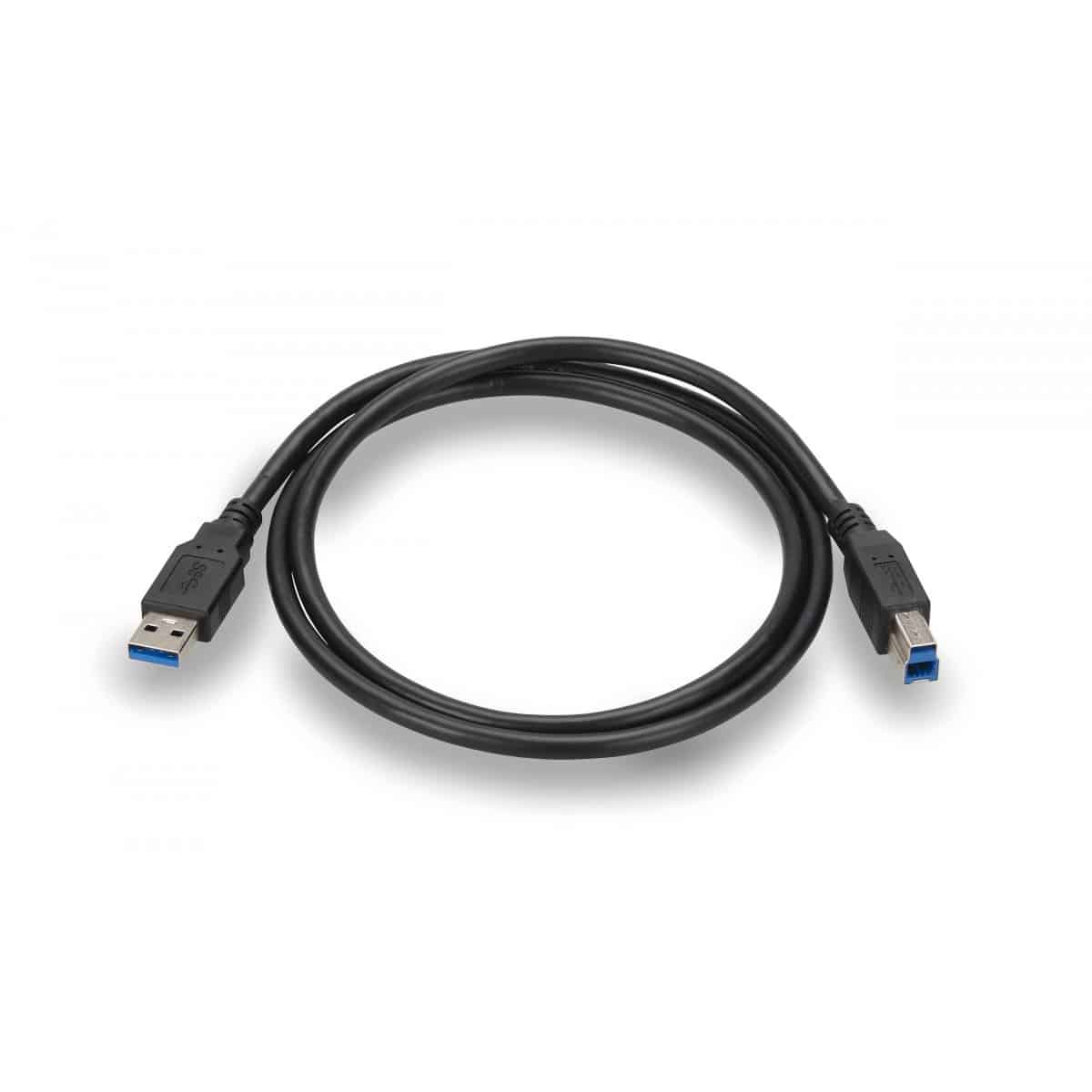 J517J_001 Wiremaster USB 3.0 cable (Type-A Male 3.0 to Type-B Male 3.0 connector) black - 5m length - Image 1