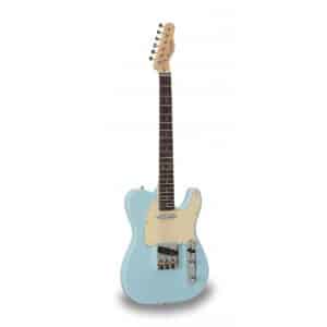 TWANGER VINTAGE PRO Twanger Vintage Pro elektrinė gitara su 1 single coil ir 1 lipstick pickup Daphne Blue spalvos
