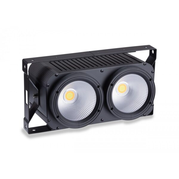 2x100W Warm White + Cold White COB LED Blinder