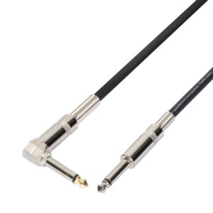 Unbalanced instrument cable 6.3mm Jack MONO - 6.3mm angled Jack MONO 6mt Juoda