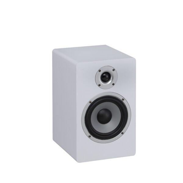 "Bi-amplified 2-way white studio monitor with 5,25"" Woofer" (SOUNDSATION CLARITY A5-W)